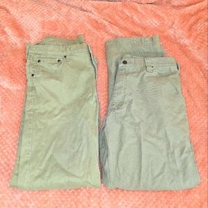 Men's Wrangler 34/30 khaki jeans pants